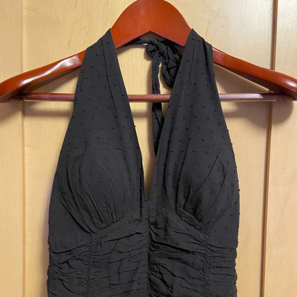 Philip Decaprio Black Halter Dress: Size 4 - Picture 3 of 6